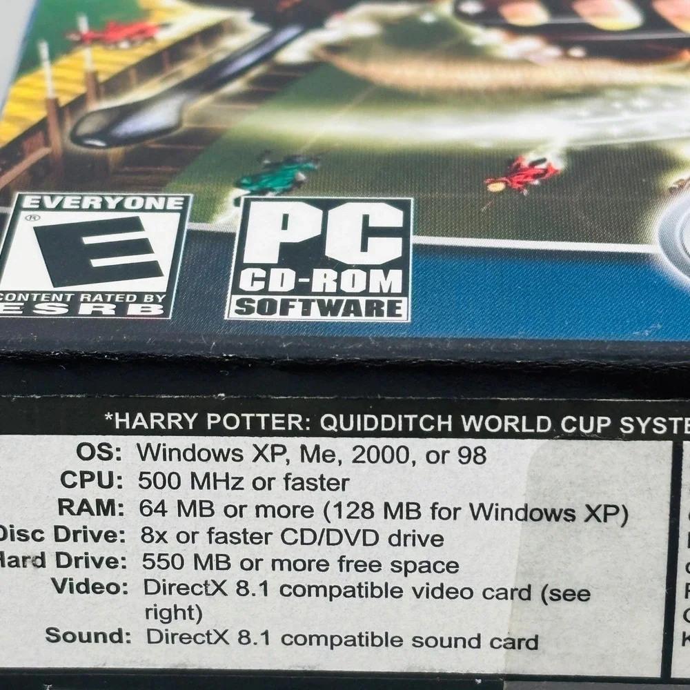 Harry Potter Quidditch World Cup PC CD-ROM Game 2003 EA Games New Sealed